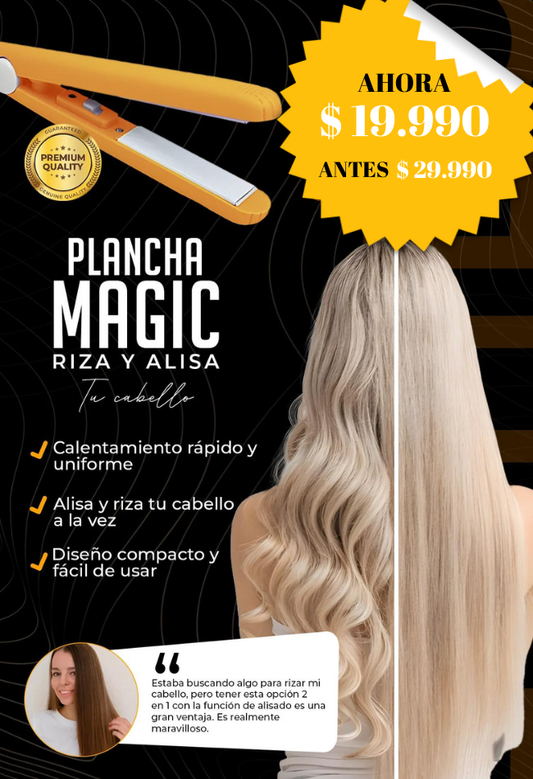 MINI PLANCHA MAGIC PARA CABELLO™